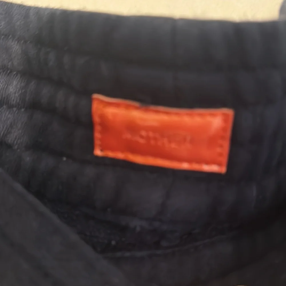 MOTHER Navy Striped Cotton Jogger Sweatpants casual sporty women size XS - Picture 9 of 10